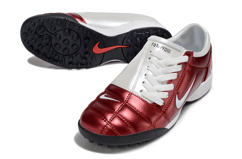Chuteira NIKE TOTAL 90 Society Vermelho e branco