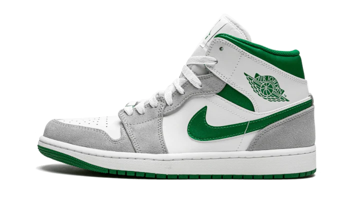 AIR JORDAN 1 MID SE GREY PINE GREEN