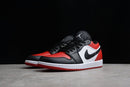 AIR JORDAN 1 LOW BRED TOE