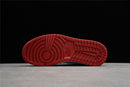 AIR JORDAN 1 MID BLACK GYM RED