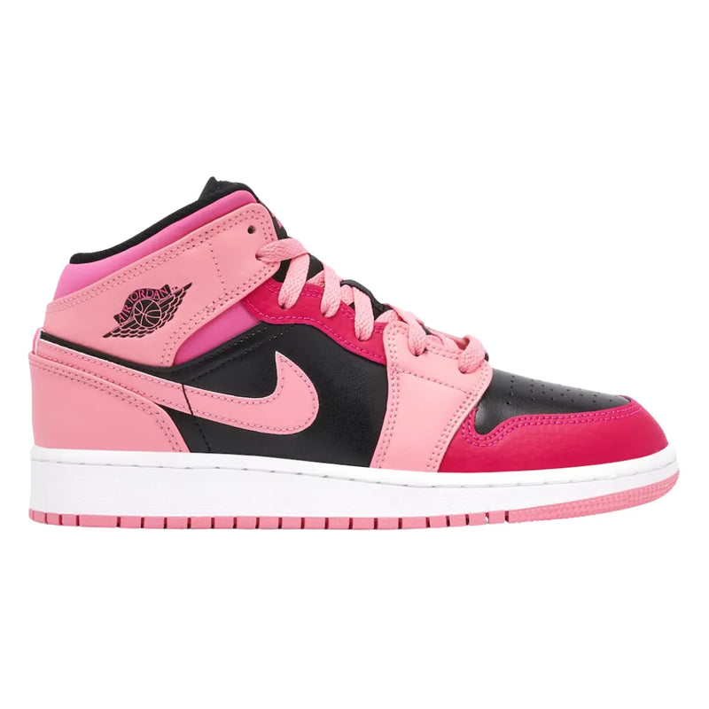 AIR JORDAN 1 MID GS CORAL CHALK