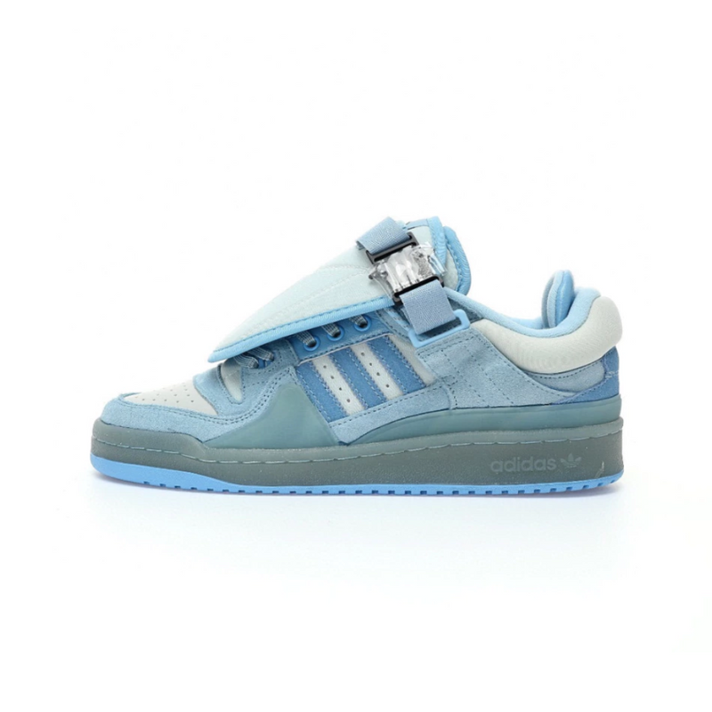 BAD BUNNY X ADIDAS FORUM BUCKLE LOW BLUE TINT