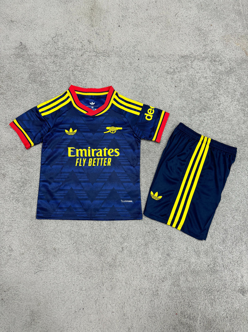 CONJUNTO INFANTIL ARSENAL 26/27 AZUL E AMARELO