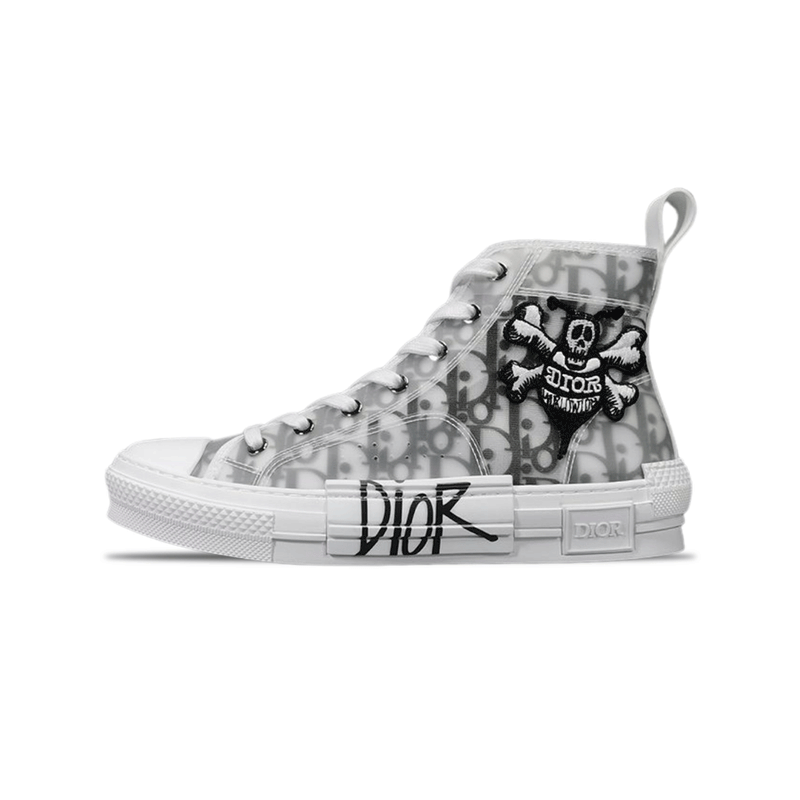 DIOR HIGH TOP BEE EMBROIDERY