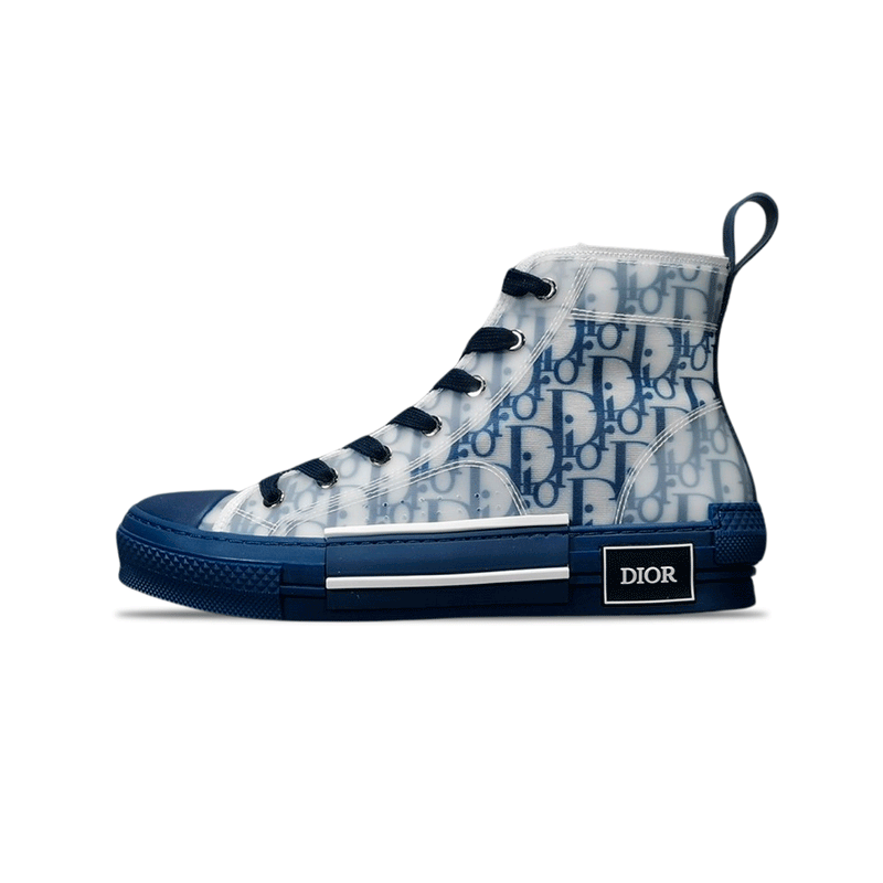 DIOR HIGH TOP OBLIQUE BLUE