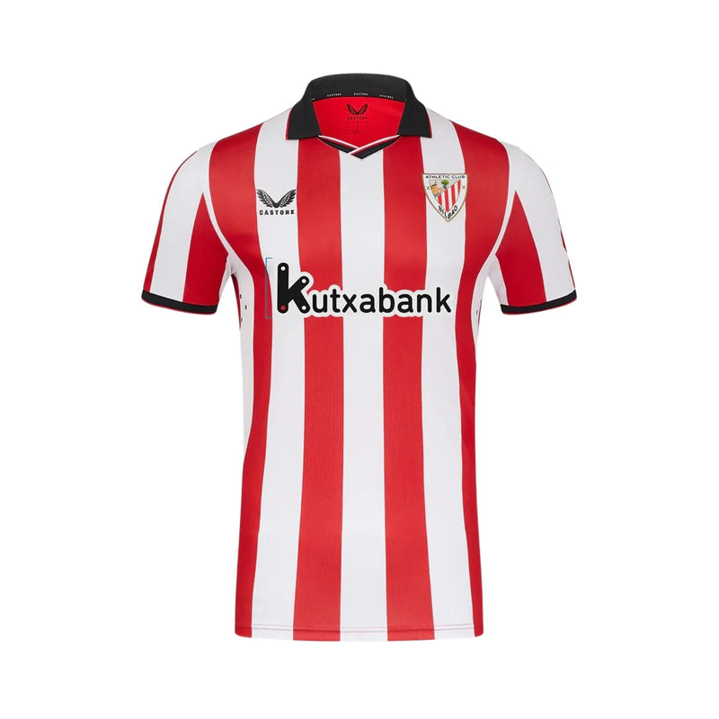 CAMISA DO ATLETIC BILBAO 26/27 VERMELHO E BRANCO