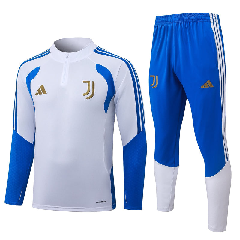 Agasalho Treino Juventus Branco e Azul