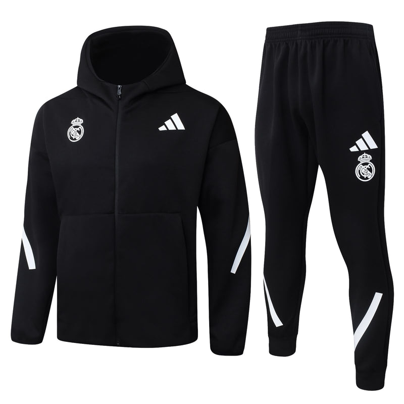 Agasalho Treino Real Madrid Preto