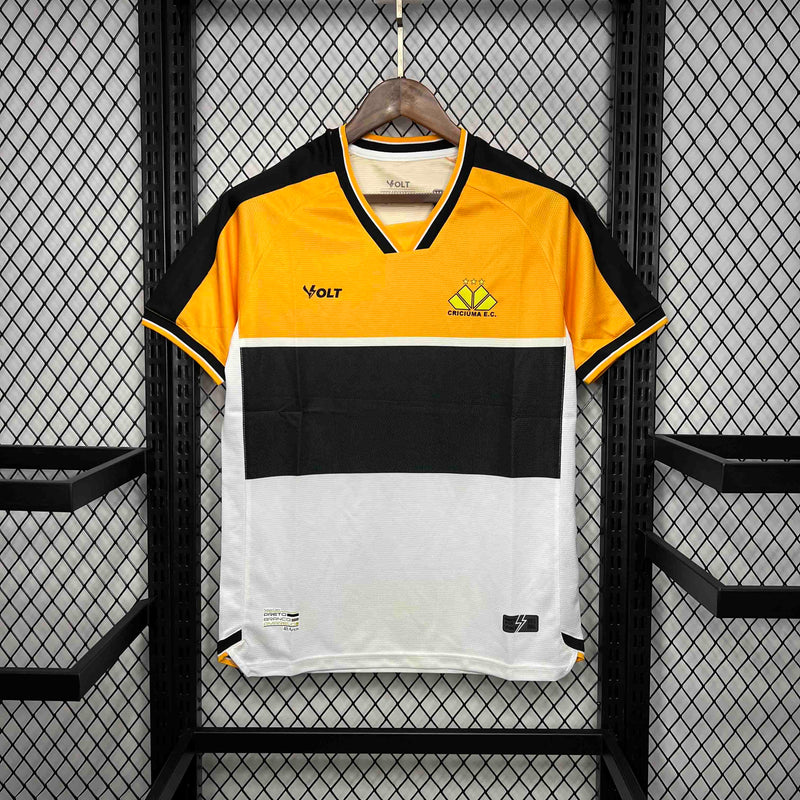 CAMISA DO CRISCIUMA 24/25 AMARELO, PRETO E BRANCO