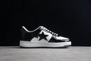 A BATHING APE BAPE STA WHITE/BLACK