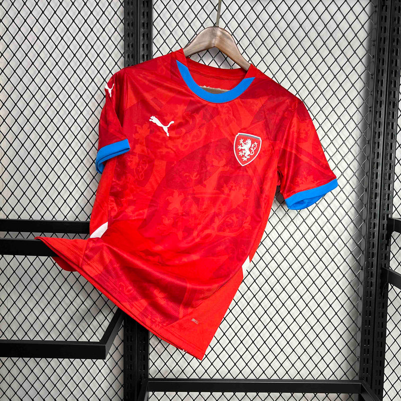 CAMISA DA SELEÇÃO DA REPUBLICA TCHECA 25/26 VERMELHO