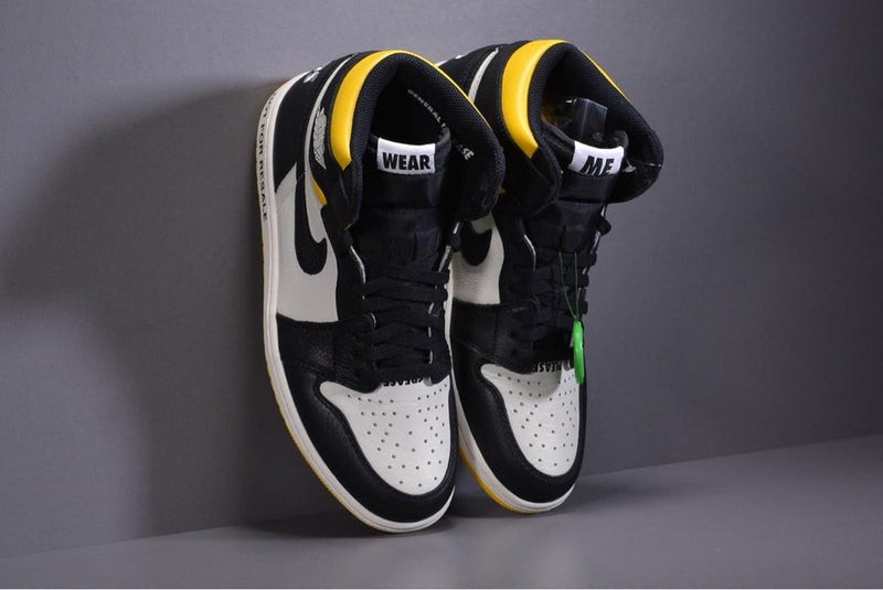 AIR JORDAN 1 HIGH RETRO NOT FOR RESALE VARSITY MAIZE