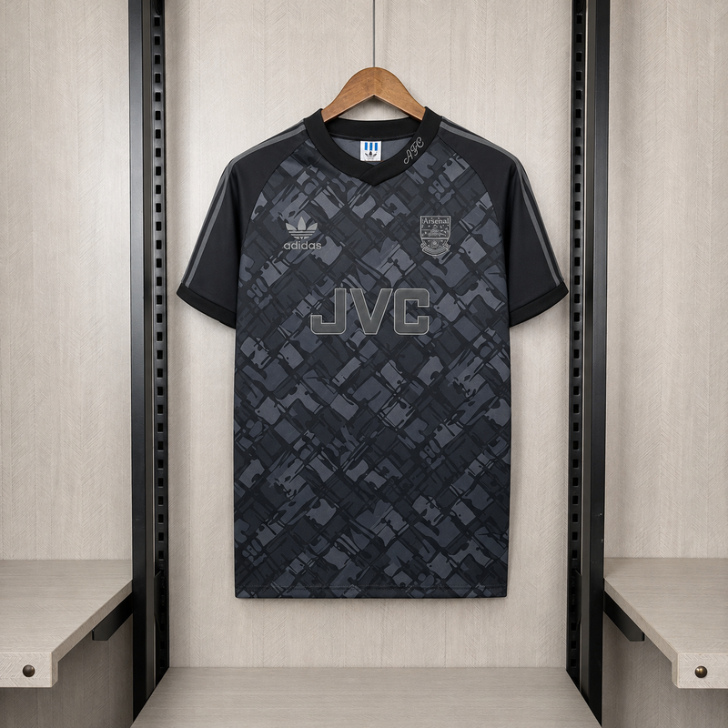 CAMISA DO ARSENAL 26/27 PRETA JVC