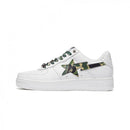 A BATHING APE BAPE STA LOW WHITE ABC CAMO GREEN