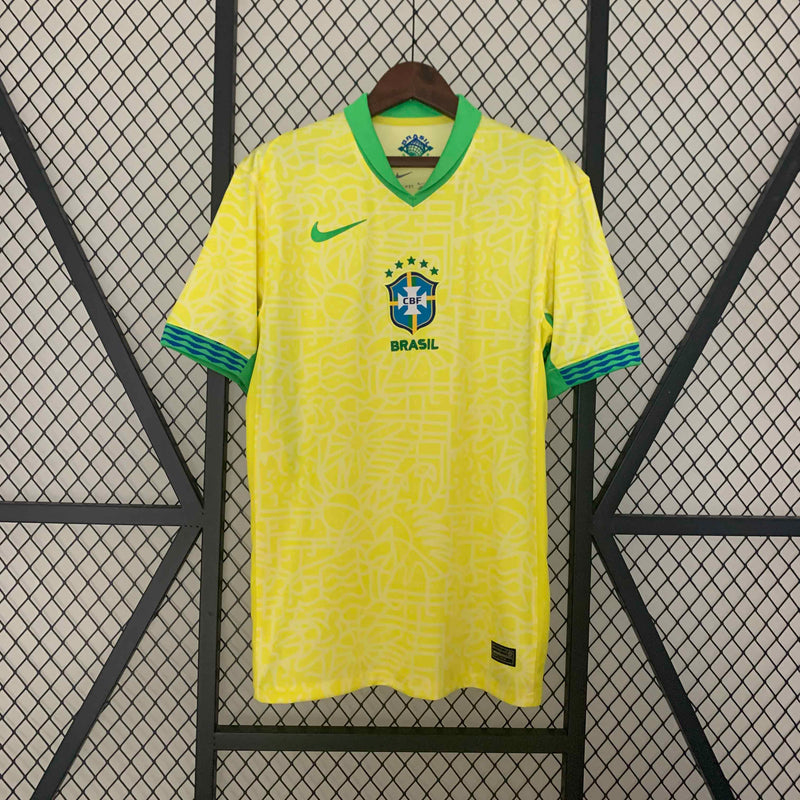 CAMISA DA SELEÇÃO DO BRASIL 25/26 AMARELO