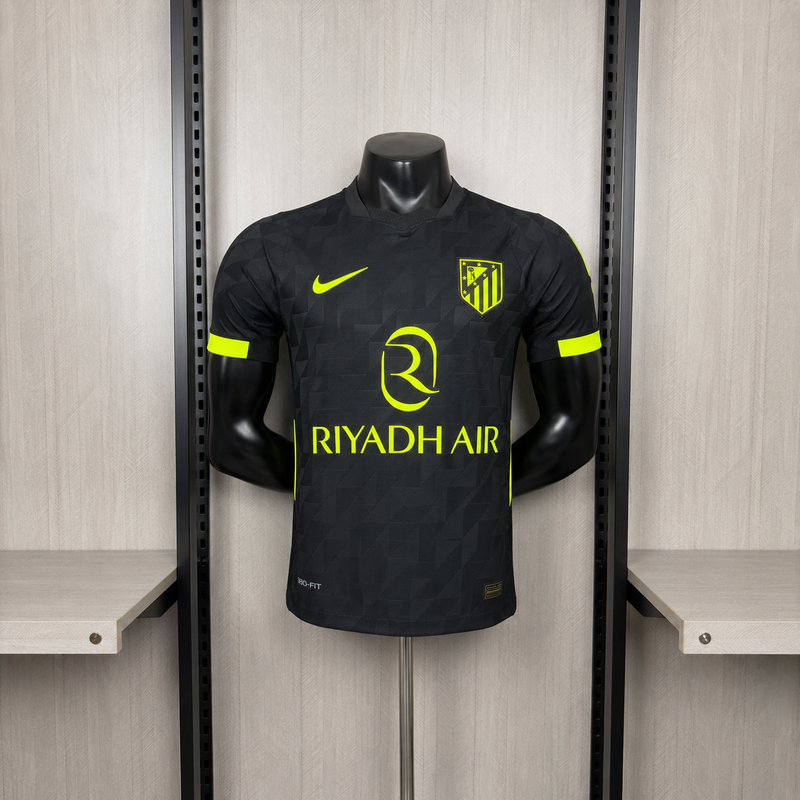 CAMISA DO ATLETICO DE MADRID  26/27 JOGADOR PRETO