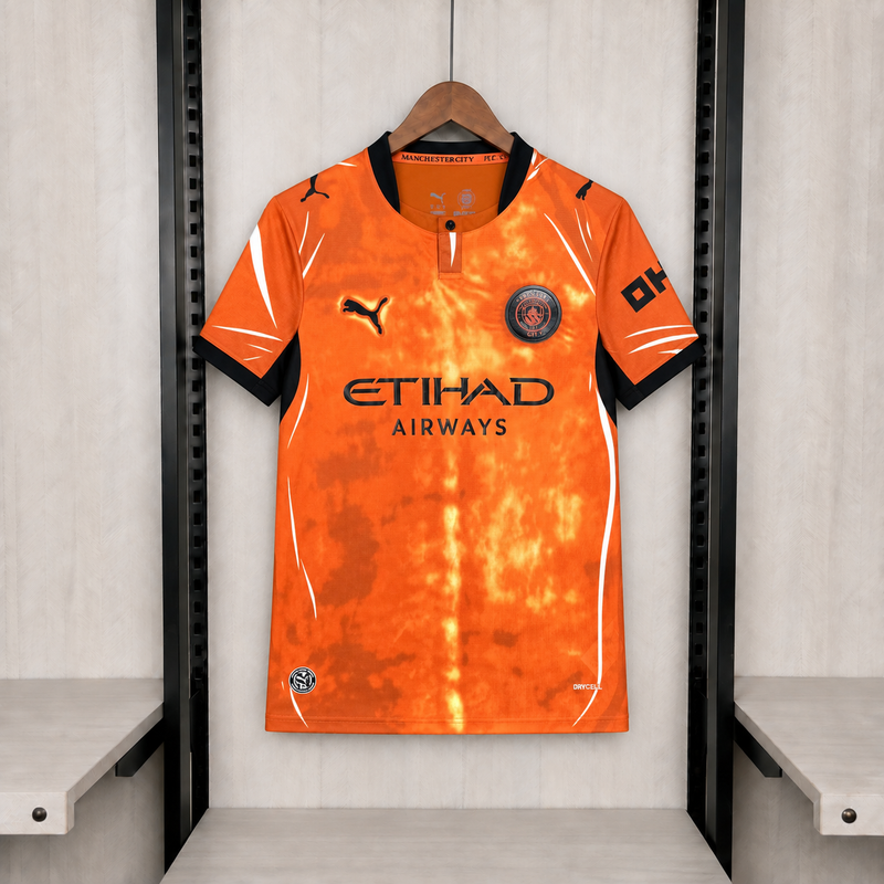 CAMISA DO MANCHESTER CITY 26/27 LARANJA
