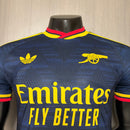 CAMISA DO ARSENAL 26/27 AZUL E AMARELO JOGADOR
