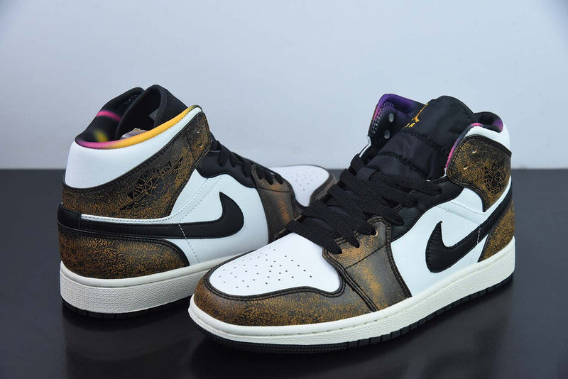 AIR JORDAN 1 MID SE WEAR AWAY TAXI