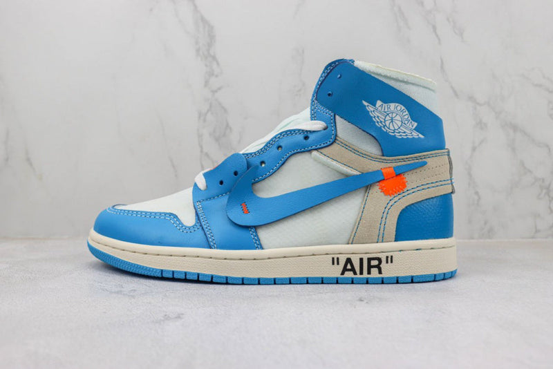 AIR JORDAN 1 HIGH X OFF-WHITE UNC BLUE