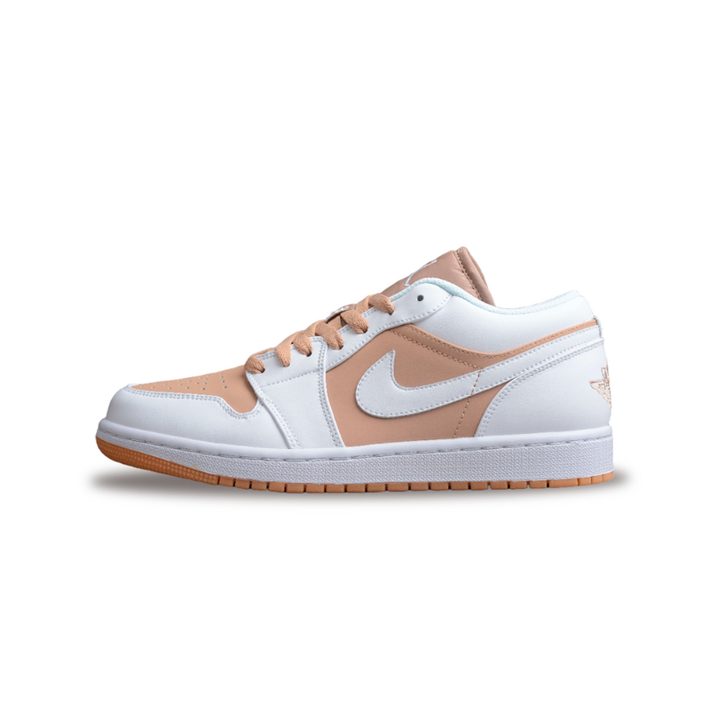 AIR JORDAN 1 LOW TAN WHITE