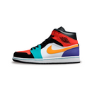 AIR JORDAN 1 MID BRED MULTI COLOR
