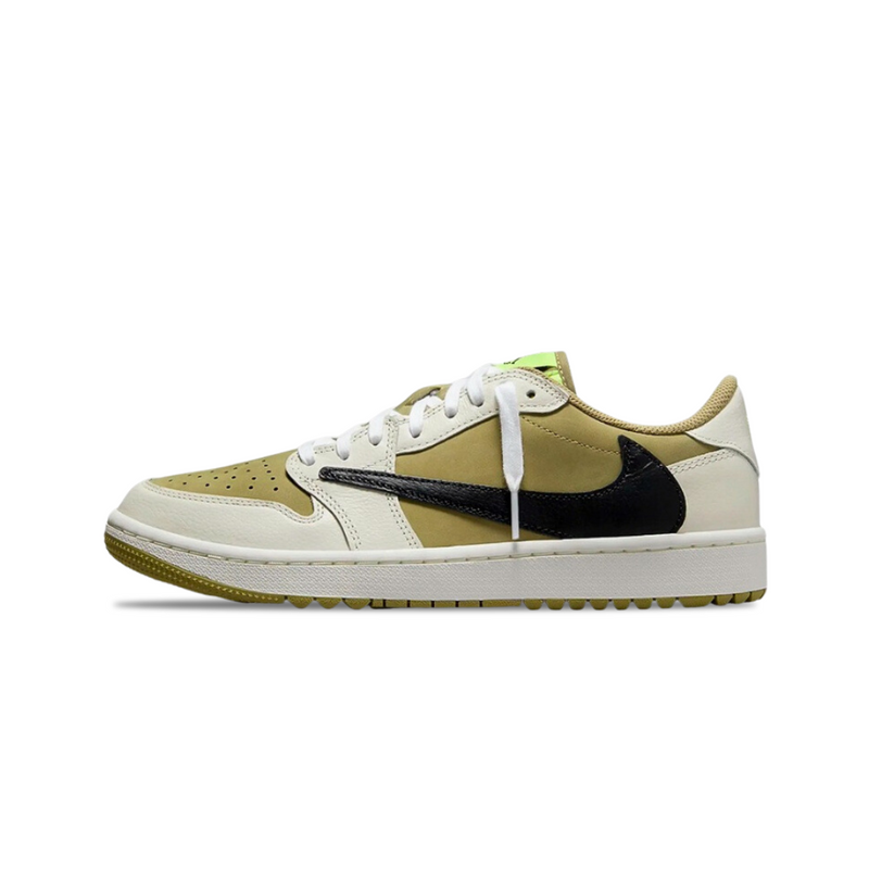 AIR JORDAN 1 LOW X TRAVIS SCOTT GOLD OLIVE