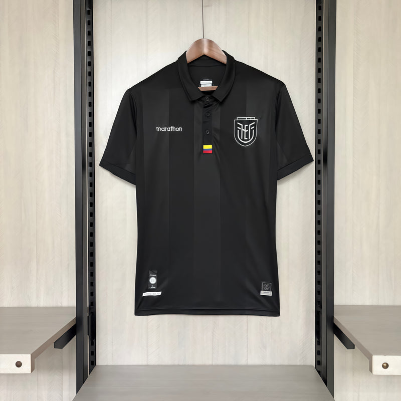 CAMISA DA SELEÇÃO DO EQUADOR 26/27 PRETO