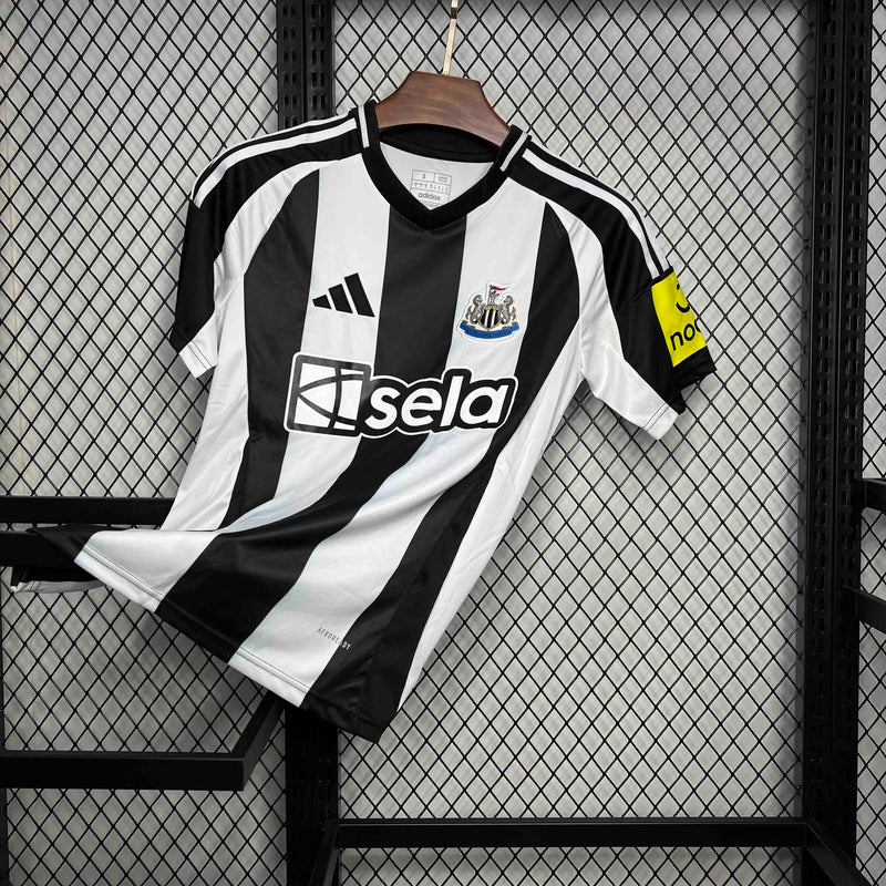 CAMISA DO NEWCASTLE 24/25 PRETO E BRANCO