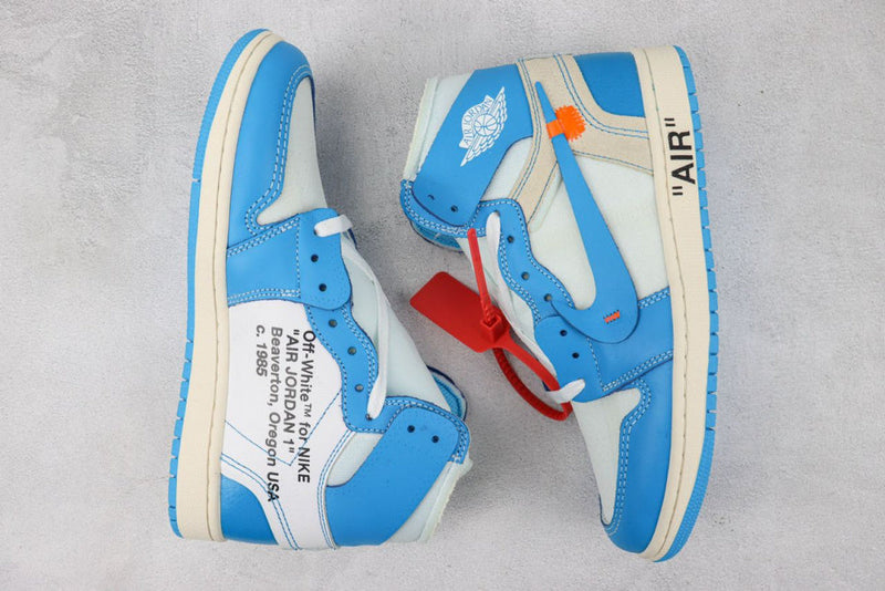 AIR JORDAN 1 HIGH X OFF-WHITE UNC BLUE