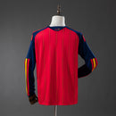 CAMISA DA SELEÇÃO DA ESPANHA 26/27 VERMELHA MANGA LONGA