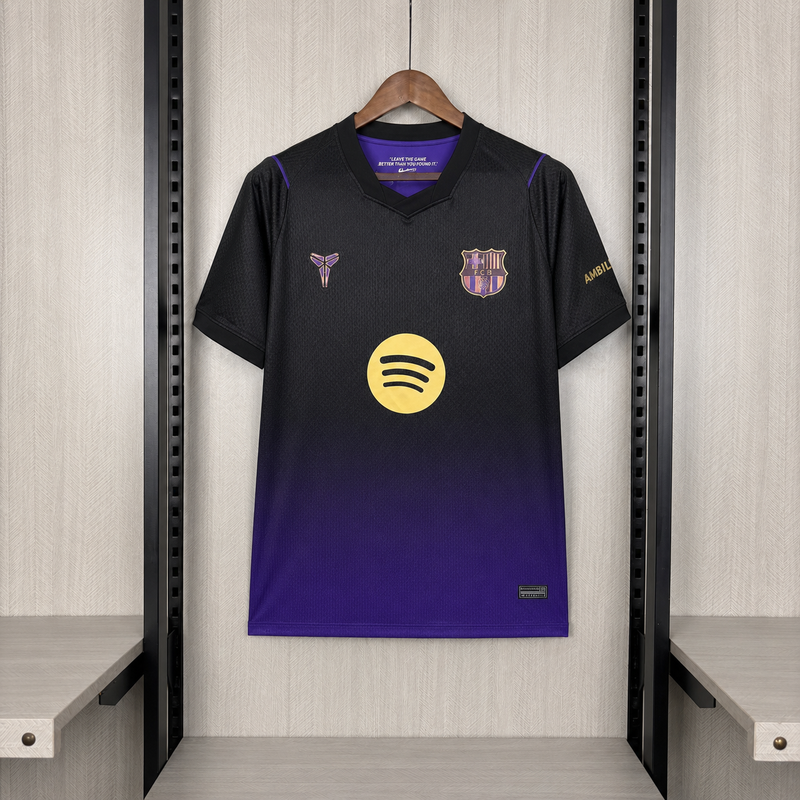 CAMISA DO BARCELONA 26/27 PRETO E ROXO