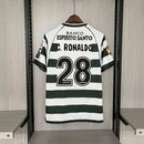 CAMISA DO SPORTING 2002/2003 BRANCO E VERDE
