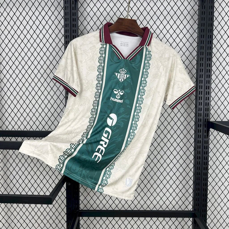 CAMISA DO REAL BETIS 25/26 BEGE