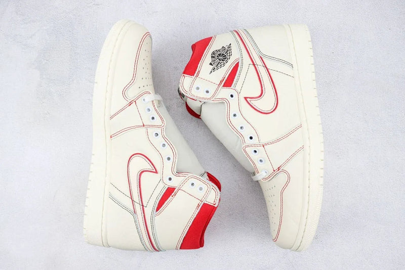 AIR JORDAN 1 RETRO HIGH PHANTOM GYM RED