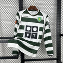 Camisa Sporting Titular 01/02 - Versão Retro Manga Comprida