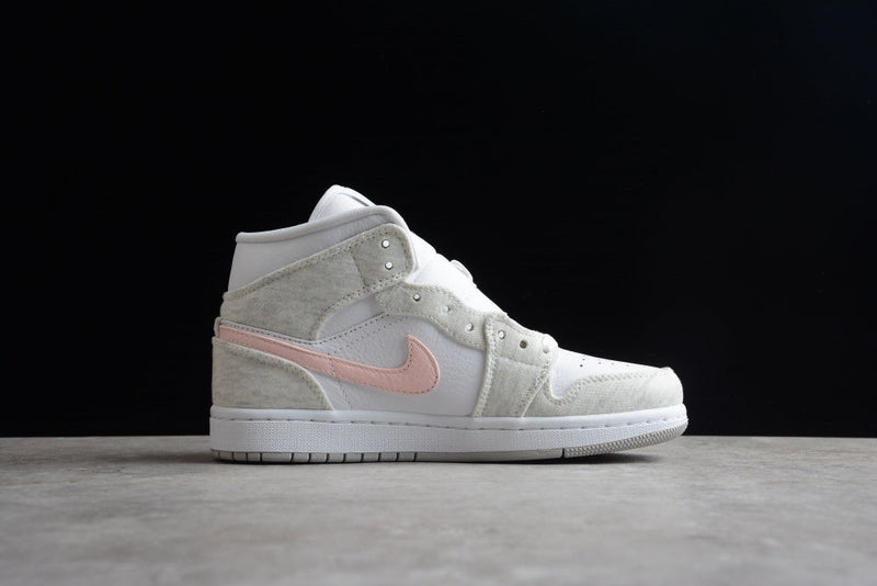 AIR JORDAN 1 MID SE LIGHT IRON ORE