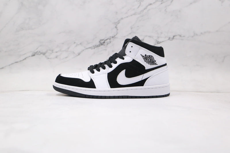 AIR JORDAN 1 MID TUXEDO