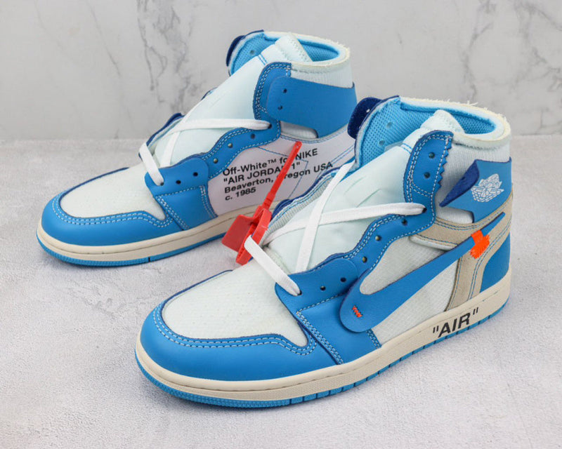 AIR JORDAN 1 HIGH X OFF-WHITE UNC BLUE