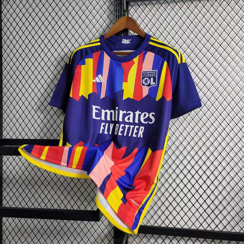 CAMISA DO LYON 24/25 MULTICOLOR