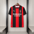CAMISA DO MILAN 26/27 VERMELHO E PRETO