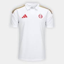 CAMISA DO INTER 26/27 BRANDO E DOURADO