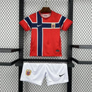 CONJUNTO INFANTIL NORUEGA VERMELHO