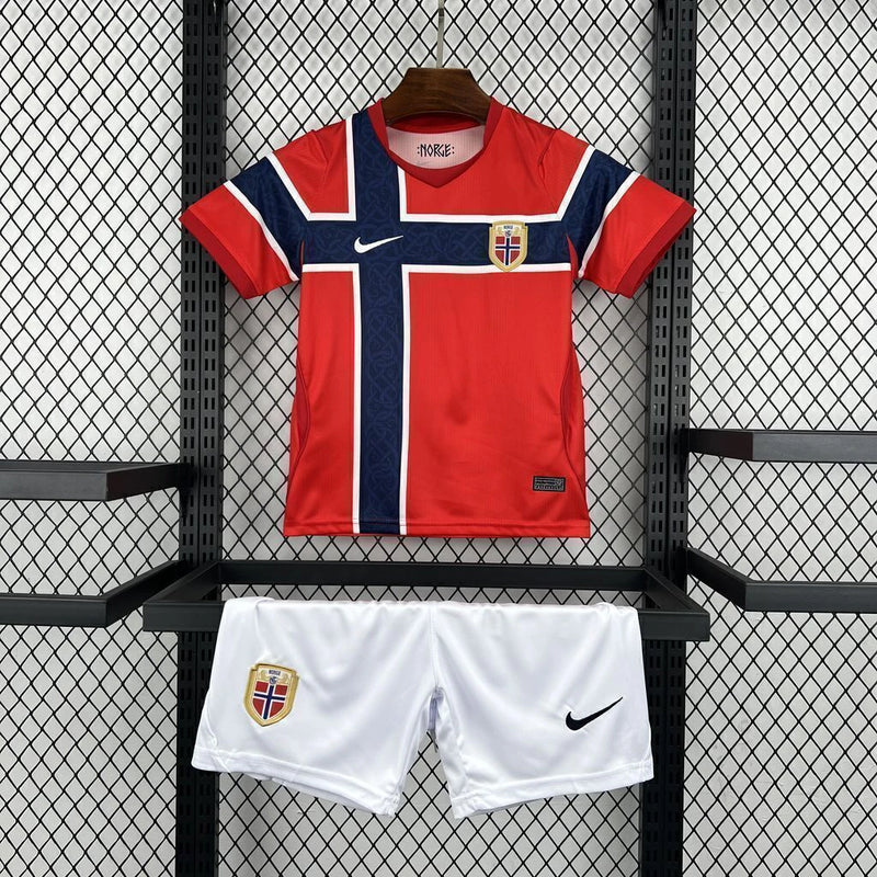CONJUNTO INFANTIL NORUEGA VERMELHO